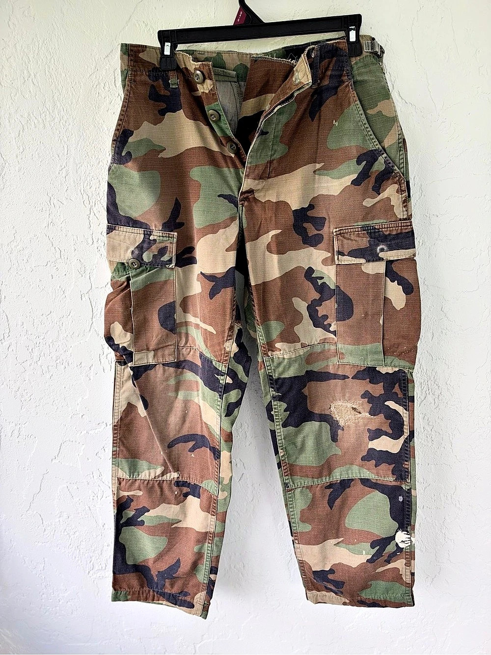 Woodland Camouflage Cargo Pants Camo Cargo Pants sz S